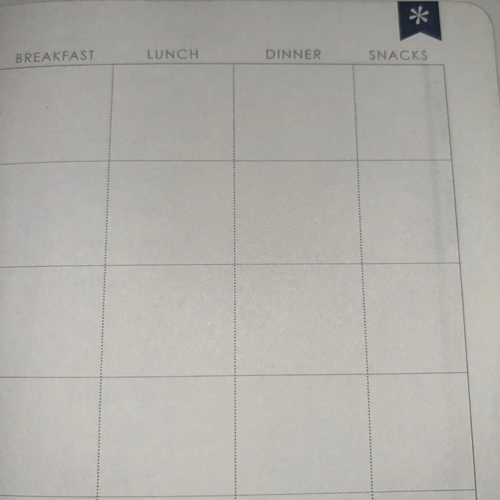 Erin Concern Petite Planner Wellness Log Missing Front Pages And Sticker Sheet